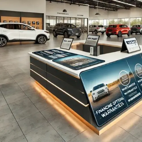 Custom promotional counter mat manufactured for an agency